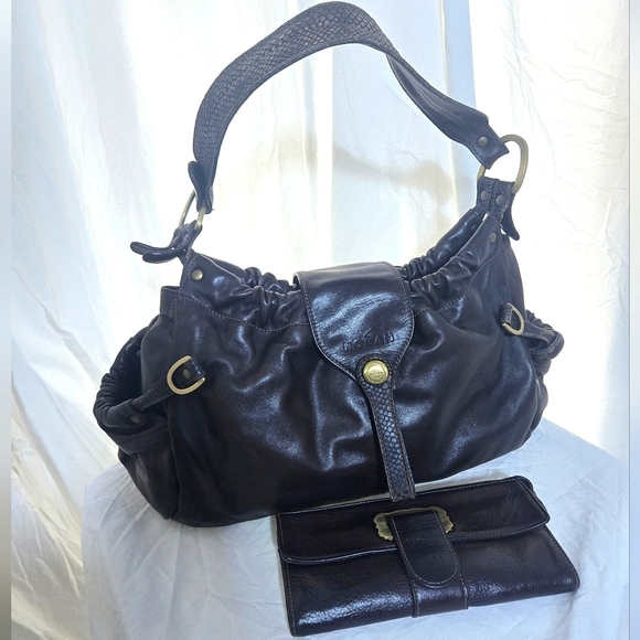 Hogan Handbags - Vintage Hogan Bag & Wallet Set EUC